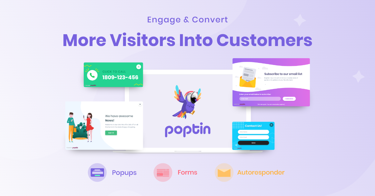 Poptin - A website Conversion Tool