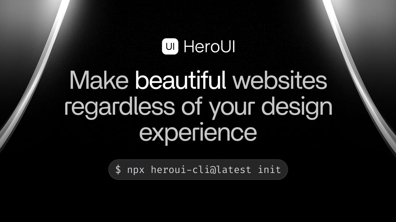 HeroUI - React component library
