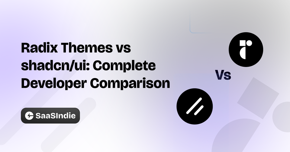 Radix Themes vs shadcn/ui